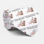 antropologische grap stropdas (Opgerold)