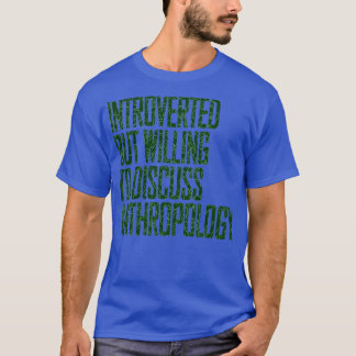 Antropologische studie over antropologie t-shirt