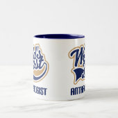 Antropoloog Gift Tweekleurige Koffiemok (Center)