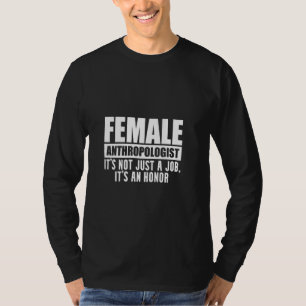 Antropoloog leraar antropologie t-shirt