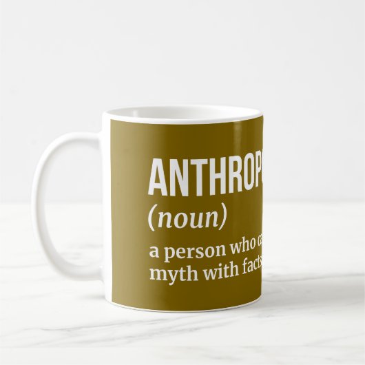 Antropoloog - Witty Definition Koffiemok (Links)