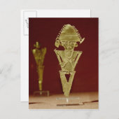 Antropomorf cijfer van een strijder briefkaart (Voorkant / Achterkant)