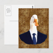 Antropomorf Goose Briefkaart (Voorkant / Achterkant)