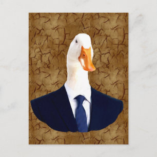 Antropomorf Goose Briefkaart