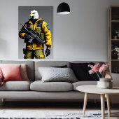 Antropomorfe adelaar | AI Art. Poster