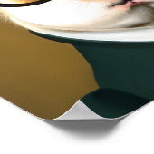 Antropomorfe Aristocratische Guinee Pig Poster (Hoek)