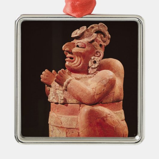 Antropomorfe censuur uit Guatemala Metalen Ornament (Voorkant)