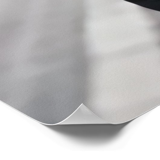 Antropomorfe coole Panda in de stad | AI Art. Poster (Hoek)