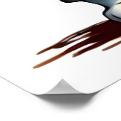 Antropomorfe hond en zijn huisdier | AI Art Poster (Hoek)