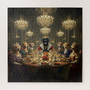 Antropomorfe hond Royalty Diner Legpuzzel
