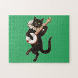 Antropomorfe kat die Banjo speelt Legpuzzel<br><div class="desc">Veel plezier thuis met je familie en vrienden met deze uitdagende activiteit. Met een antropomorfe kat die banjo speelt in een groene achtergrondpuzzel set. U moet alles in het werk stellen om alle stukken samen te voegen! Geweldig puzzelspel voor iedereen tijdens het Halloween- of kerstseizoen.</div>