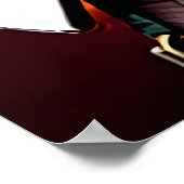 Antropomorfe konijnensoldaat | AI Art Poster (Hoek)