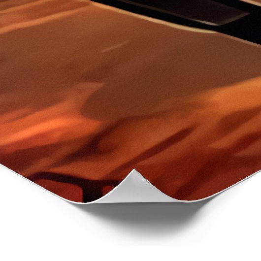 Antropomorfe man en vrouw kat | AI Art. Poster (Hoek)