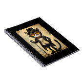 Antropomorfe Steampunk Chic Cat R1 Journal Notitieboek (Rechterzijde)