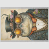 Antropomorfe Steampunk Hippo R2H Decoupage Tissuepapier (Voorkant)