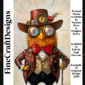 Antropomorfe Steampunk Kip Q9F Découpage Tissuepapier