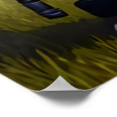 Antropomorfe tijdesoldaat | AI Art Poster (Hoek)