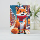 Antropomorfe vos kaart (Staand voorkant)