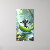 Ant's Adventure: een grillige reis Canvas Print (Voorkant)