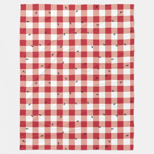 Ants bij een picknick - Fleece Blanket (Voorkant)