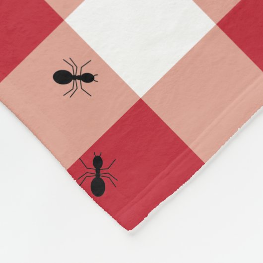 Ants bij een picknick - Fleece Blanket (Hoek)