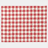 Ants bij een picknick - Fleece Blanket Deken (Voorkant (Horizontaal))