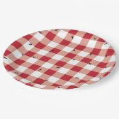 Ants bij een picknick papieren bordje (Gekanteld)