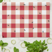Ants bij een Picnic - keukenhanddoek (Gevouwen)