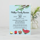 Ants die voedsel wegvervoeren kaart (Staand voorkant)