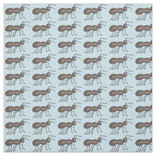 Ants gaan marching Black Ant Insect Animal Fabric Stof