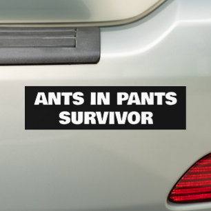 Ants in Pants Survivor Bumpersticker