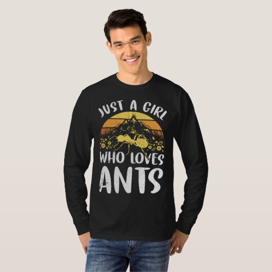 Ants Insects Beetle Bug Entomology T-shirt (Voorkant volledig)