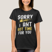 Ants Insects Beetle Bug Entomology T-shirt (Voorkant)