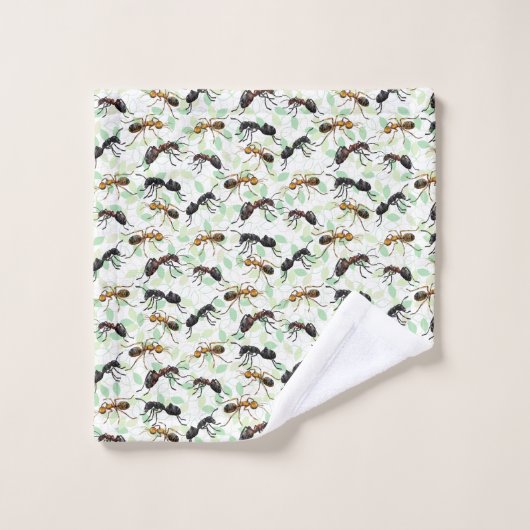 Ants Insects Bugs Creepy Crawly Creats Bad Handdoek (Wasdoekje)