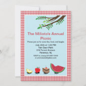 ants March in picknick uitnodiging (Voorkant)