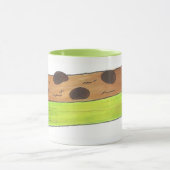 Ants op een Log Celery Raisins Peanut Butter Picni Mok (Midden)