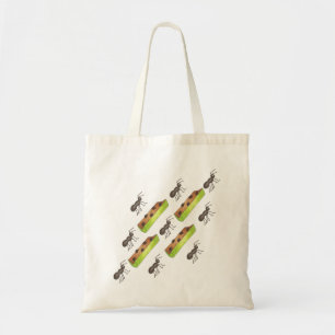 Ants op een Tas van de Raisins van de Knolselderij