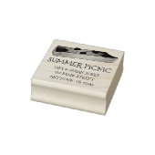 Ants op Log Celery Summer Picnic Food Address Rubberstempel (Stempel)