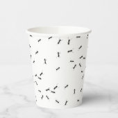 Ants prank papieren bekers (Links)