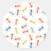 Ants Ronde Sticker (Voorkant)