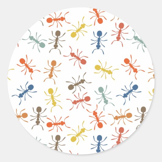 Ants Ronde Sticker (Voorkant)