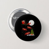 Ants Santa Sleigh Flying Funny Magical Christmas T Ronde Button 5,7 Cm (Voorkant /achterkant)