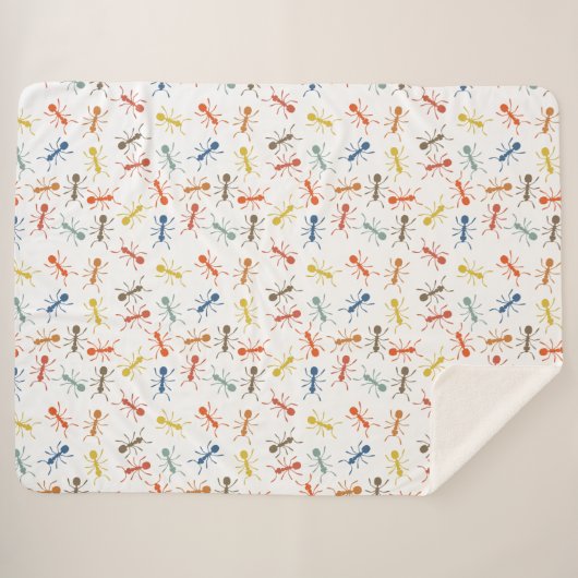 Ants Sherpa Deken (Voorkant (horizontaal))