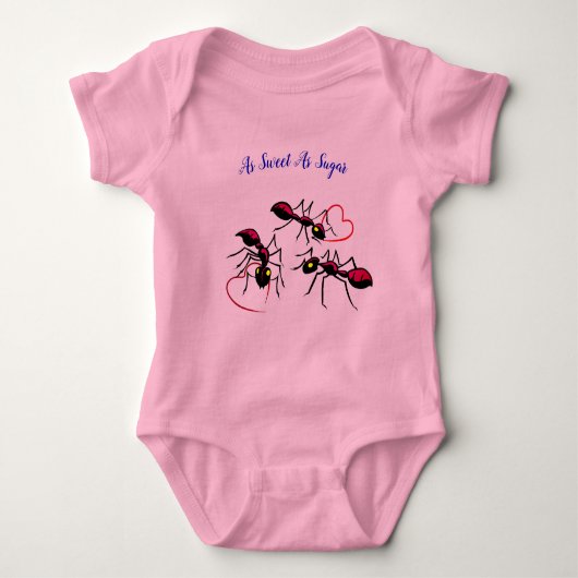 Ants - Sugar- Sweet T-Shirt-Baby Bodysuit (Voorkant)