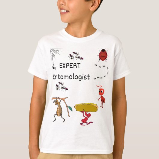 Ants T-Shirt entomoloog! design insecten (Voorkant)
