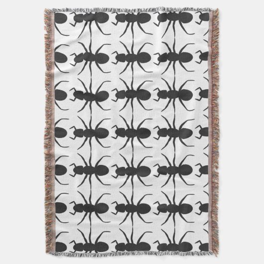 ANTS Throw Blanket Deken (Voorkant Verticaal)