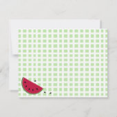 Ant's Watermleon Picnic Kaart (Achterkant)