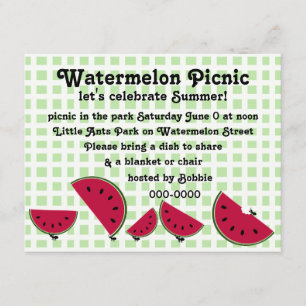 Ant's Watermleon Picnic Kaart