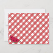 Ant's Watermleon Picnic Kaart (Achterkant)