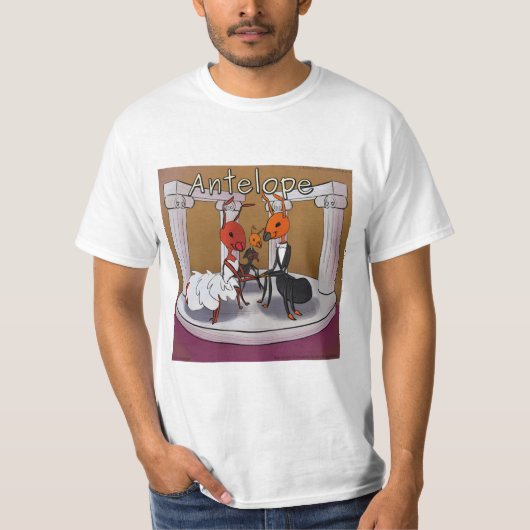 Ants Who Elope & Marry Funny Rick London Comic T-shirt (Voorkant)